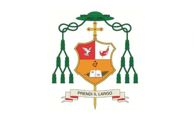 “Prendi il largo”: il Vescovo eletto presenta il motto e lo stemma del suo episcopato
